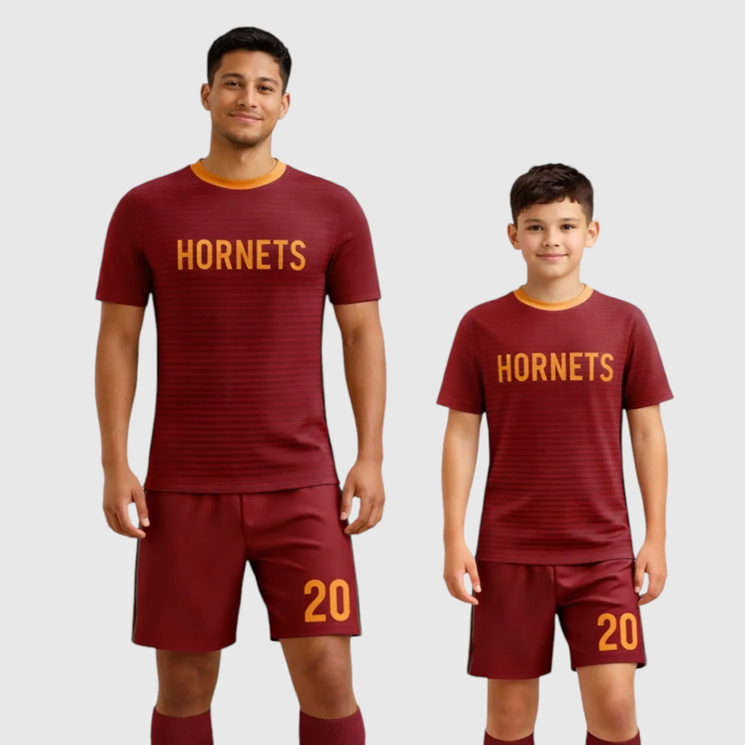 SB 12867 Red Sublimation Custom Soccer Jersey Adult & Youth Unisex - Hipona Sports