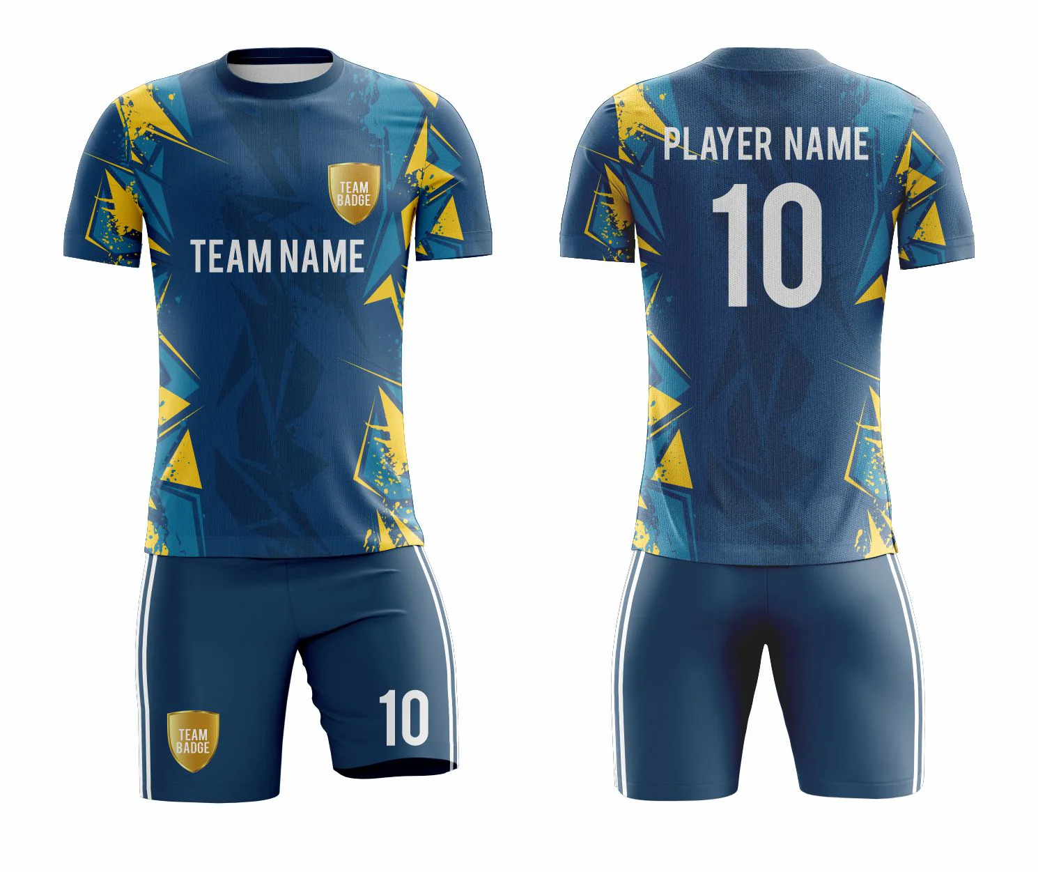 SB 1206 Blue Sublimation Custom Soccer Jersey Adult & Youth Unisex - Hipona Sports