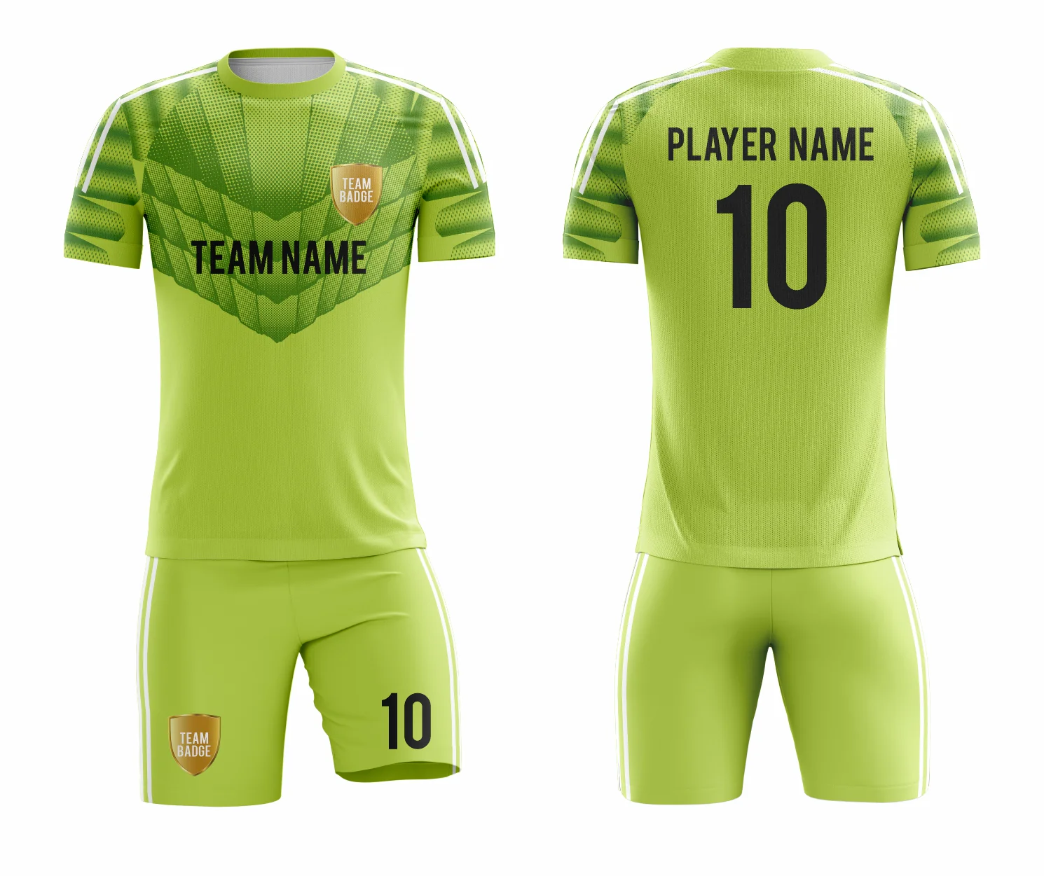 SB 1161 Green Sublimation Custom Soccer Jersey Adult & Youth Unisex - Hipona Sports