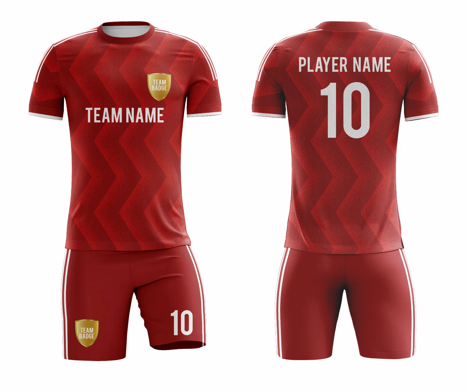 SB 12837 Red Sublimation Custom Soccer Jersey Adult & Youth Unisex - Hipona Sports