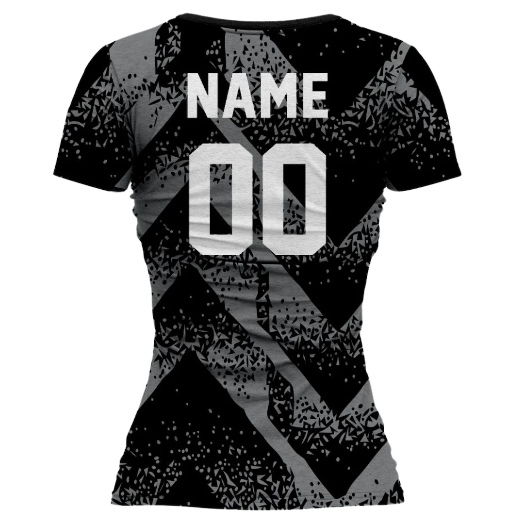 VJ143 Custom Black Volleyball Jersey - Adult & Youth Unisex - Hipona Sports