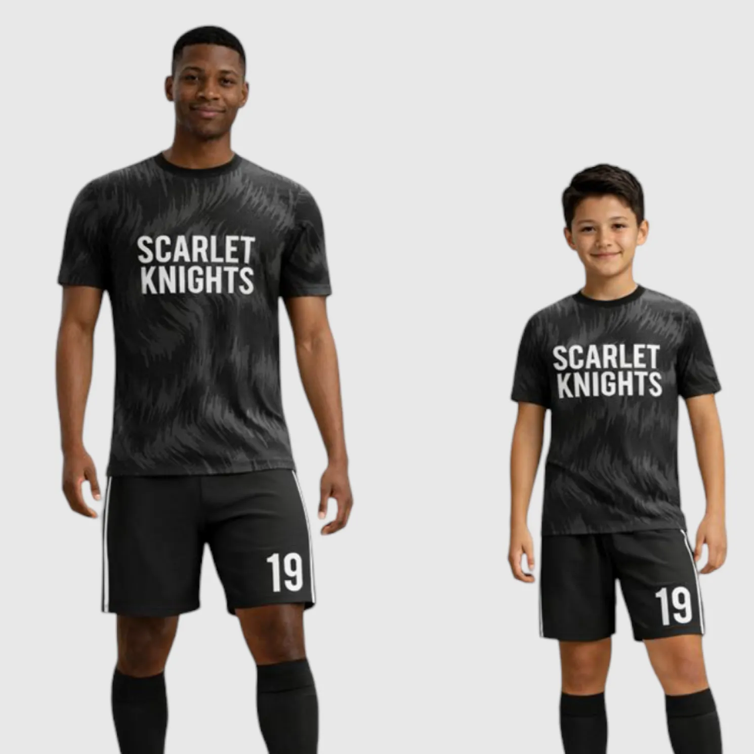 SB 1192 Black Sublimation Custom Soccer Jersey Adult & Youth Unisex - Hipona Sports