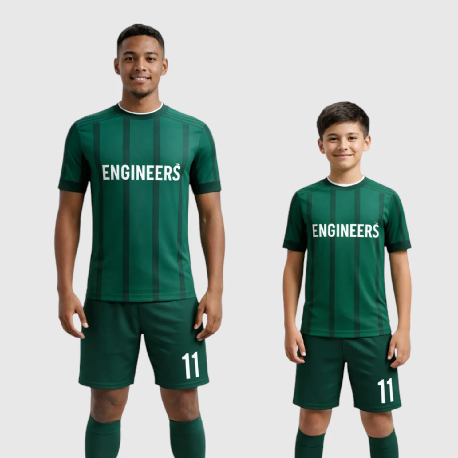 SB 1150 Green Sublimation Custom Soccer Jersey Adult & Youth Unisex - Hipona Sports