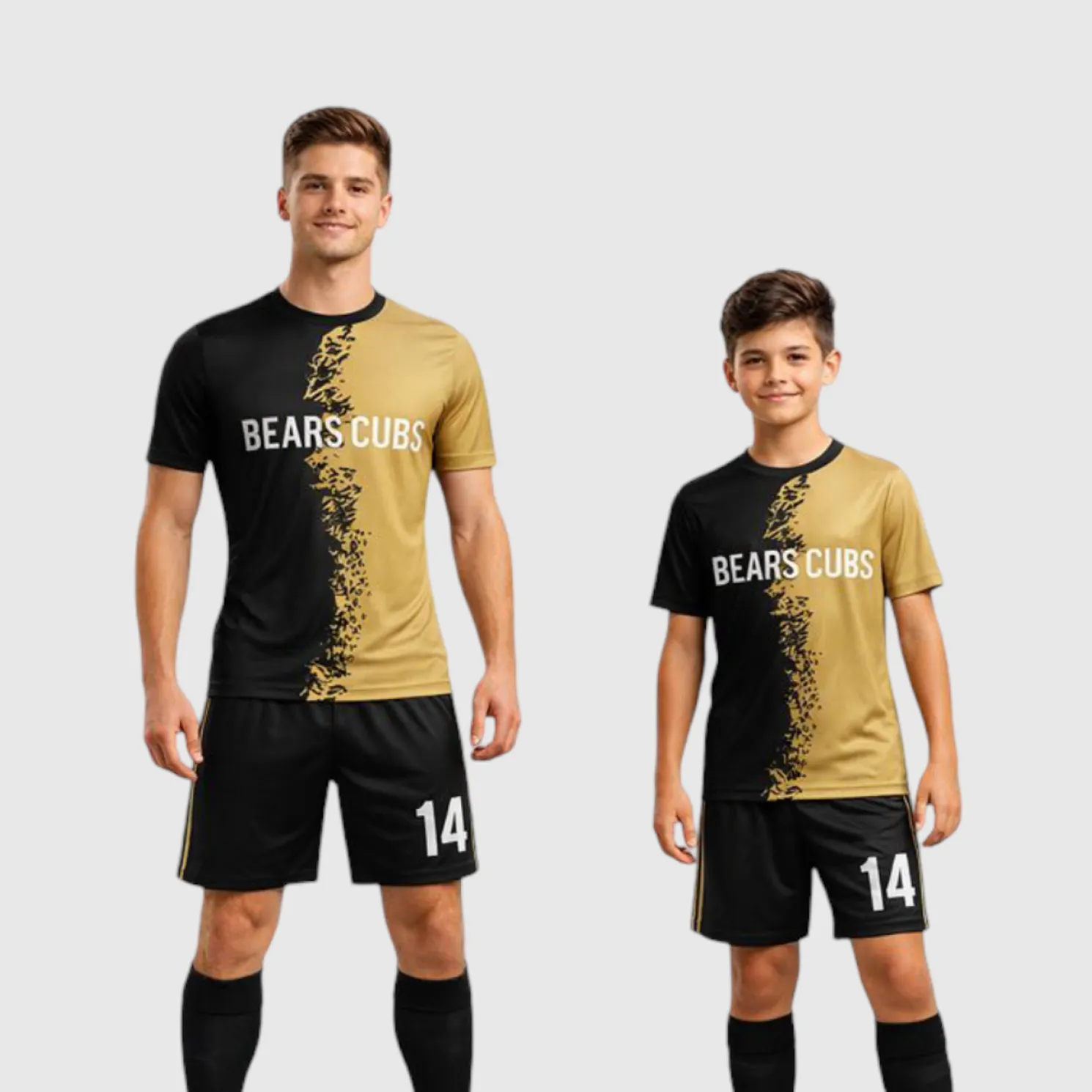 SB 1136 Black Sublimation Custom Soccer Jersey Adult & Youth Unisex - Hipona Sports