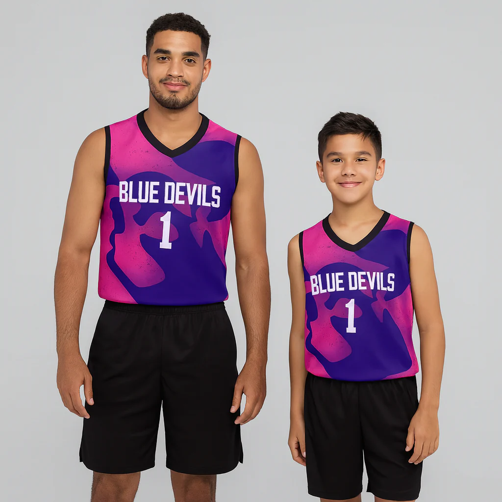Space NS Customizable Basketball Jersey With Optional Shorts - Hipona Sports