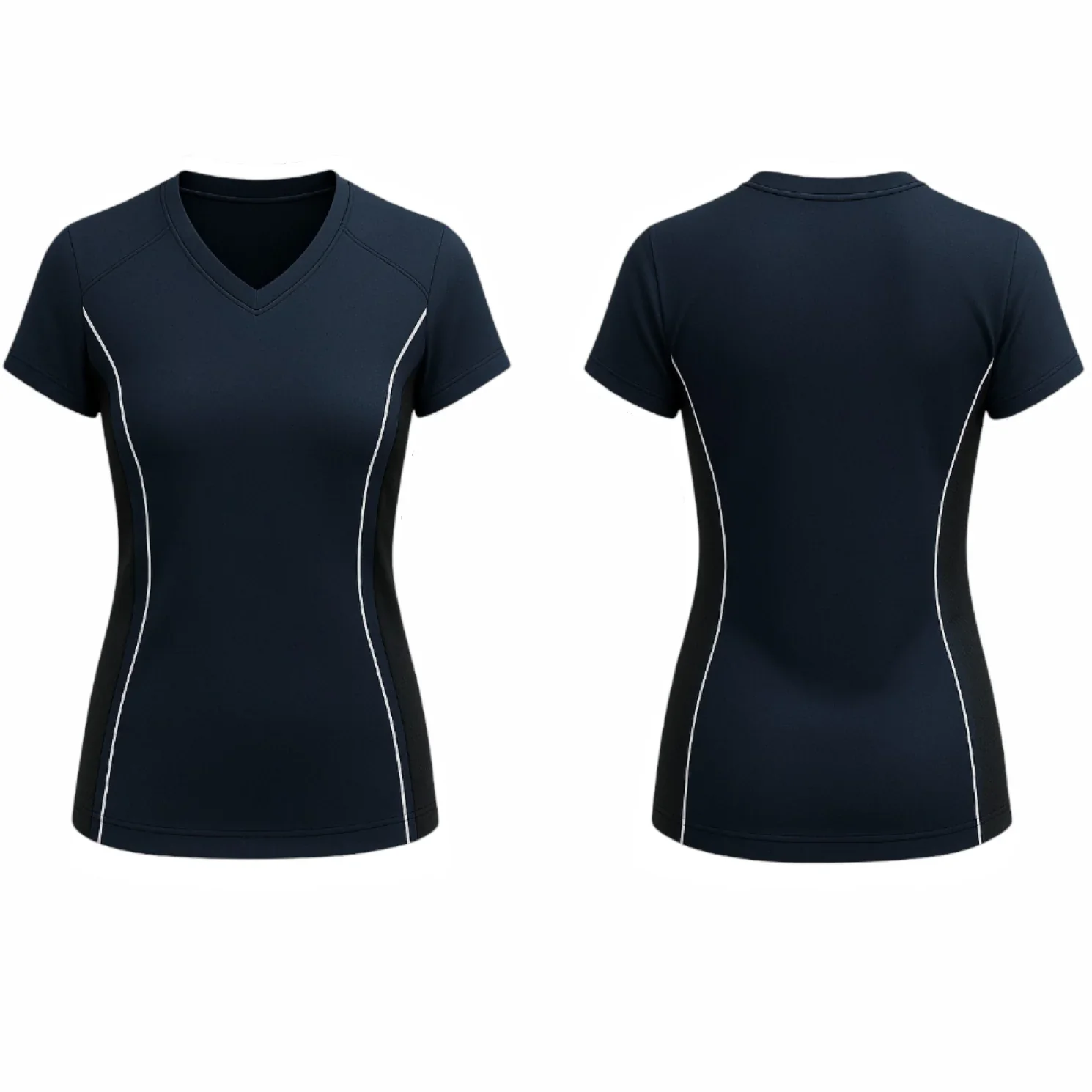 VJ218 Custom Navy Volleyball Jersey - Adult & Youth Unisex - Hipona Sports