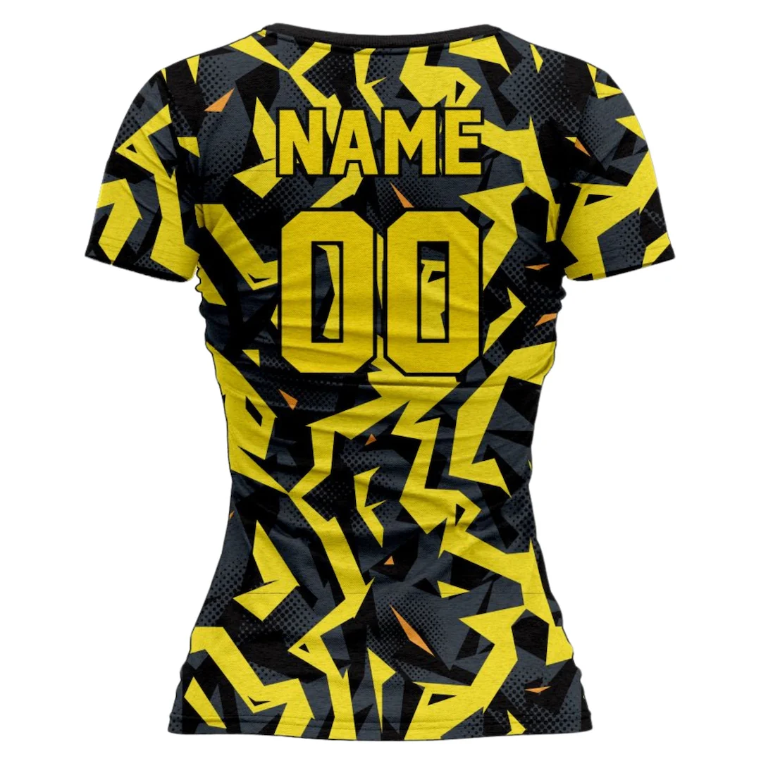 VJ104 Custom Yellow Volleyball Jersey - Adult & Youth Unisex - Hipona Sports