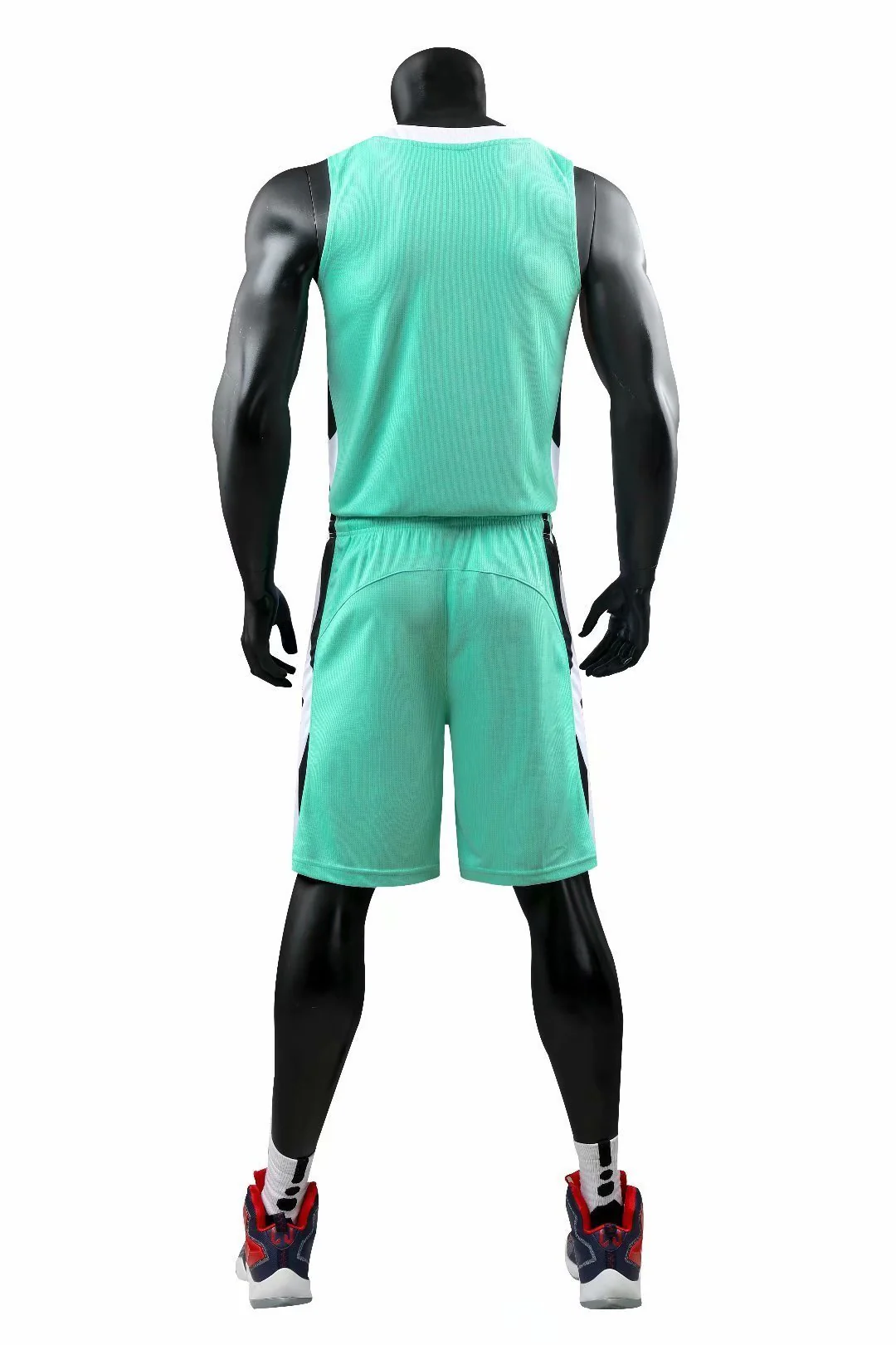 Alley Aqua NS Customizable Basketball Jersey With Optional Shorts - Hipona Sports