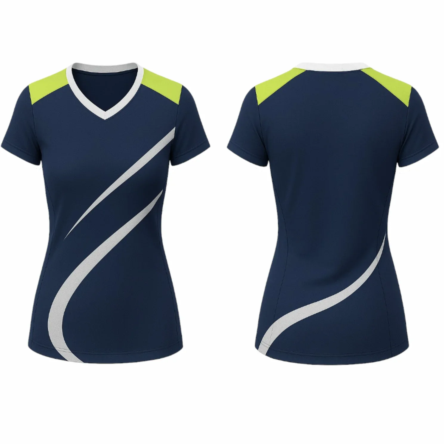 VJ208 Custom Blue Volleyball Jersey - Adult & Youth Unisex - Hipona Sports