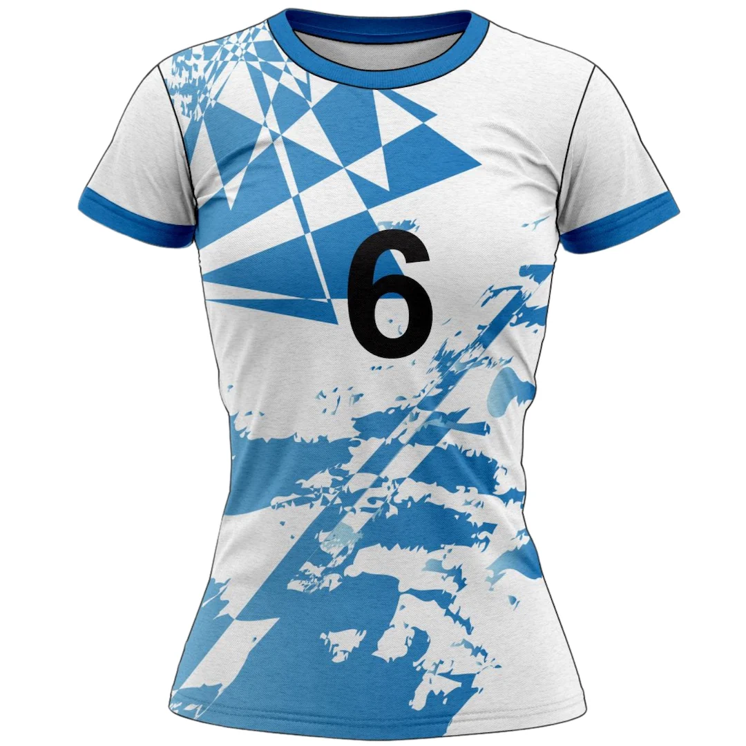 VJ111 Custom White Volleyball Jersey - Adult & Youth Unisex - Hipona Sports
