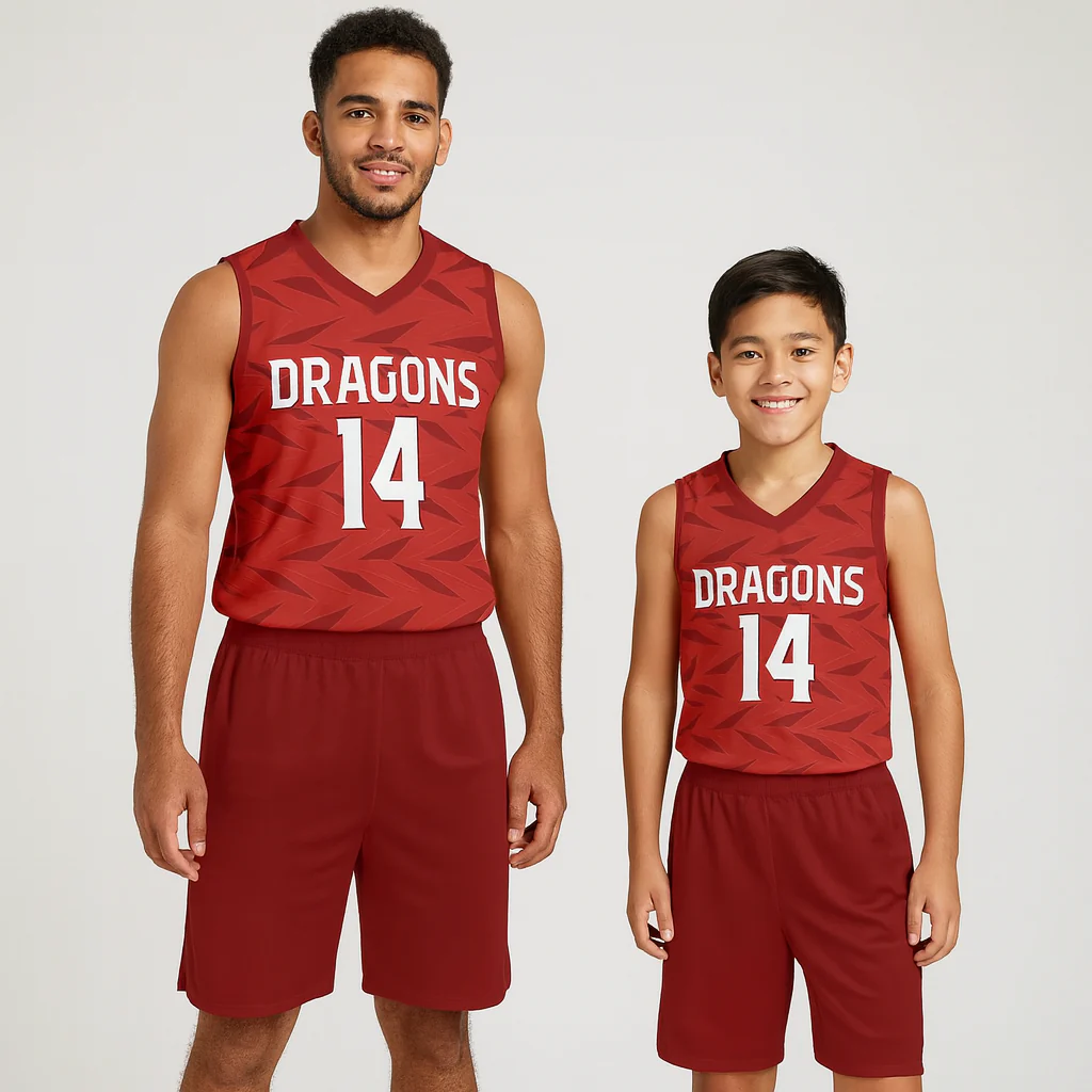 Gunners NS Customizable Basketball Jersey With Optional Shorts - Hipona Sports