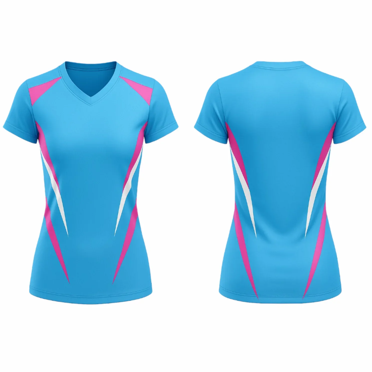 VJ226 Custom Light Blue Volleyball Jersey-Adult & Youth Unisex - Hipona Sports