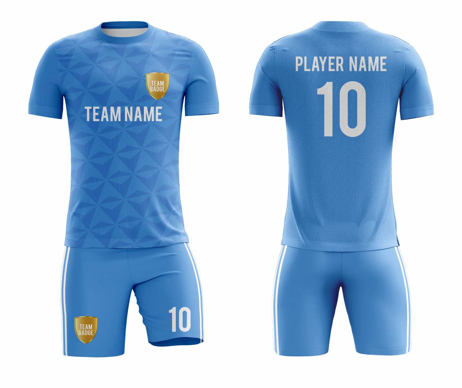 SB 1207 Blue Sublimation Custom Soccer Jersey Adult & Youth Unisex - Hipona Sports