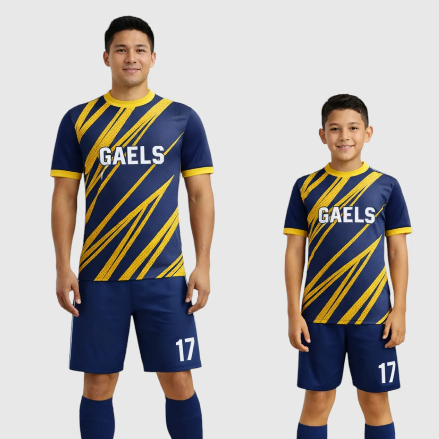 SB 1178 Blue Sublimation Custom Soccer Jersey Adult & Youth Unisex - Hipona Sports