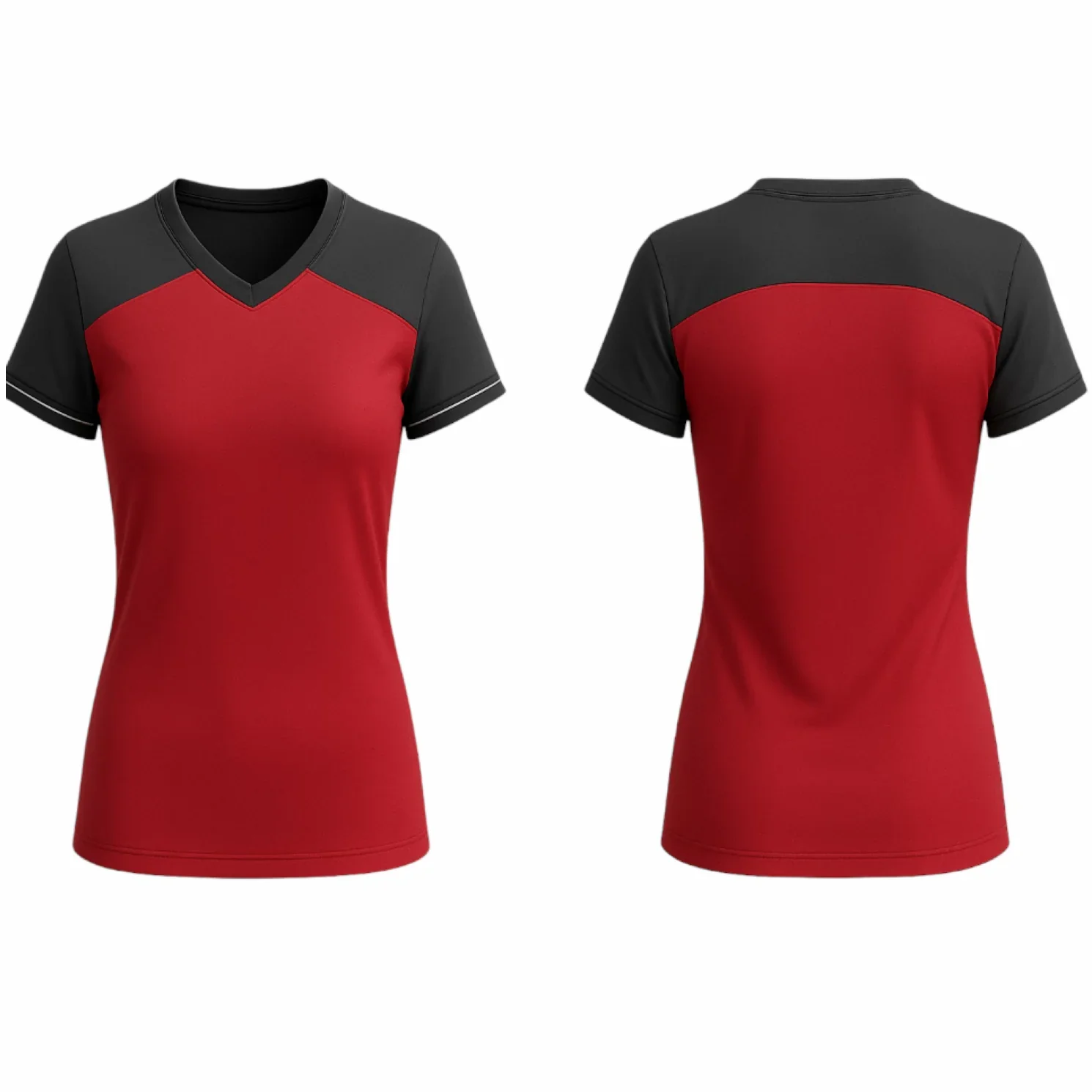 VJ237 Custom Red Volleyball Jersey-Adult & Youth Unisex - Hipona Sports