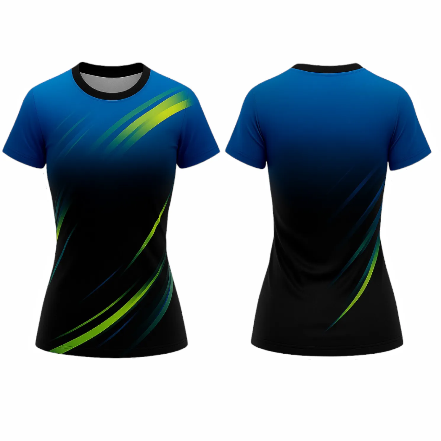 VJ179 Custom Blue Volleyball Jersey - Adult & Youth Unisex - Hipona Sports