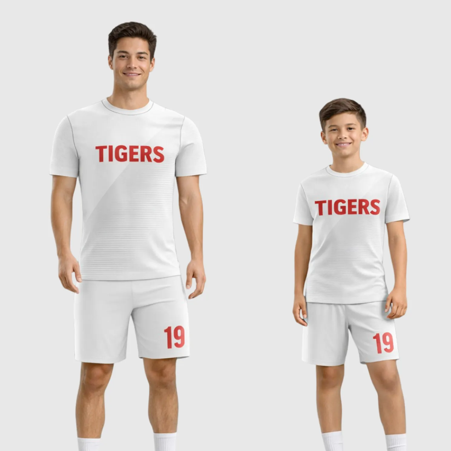 SB 1260 White Sublimation Custom Soccer Jersey Adult & Youth Unisex - Hipona Sports