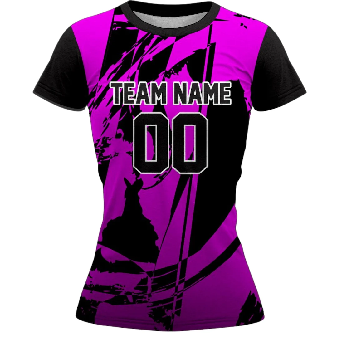 VJ109 Custom Purple Volleyball Jersey - Adult & Youth Unisex - Hipona Sports