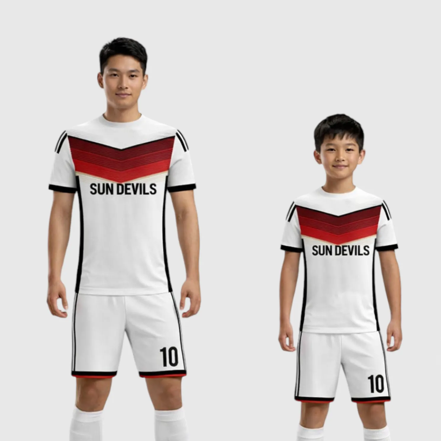 SB 1132 White Sublimation Custom Soccer Jersey Adult & Youth Unisex - Hipona Sports
