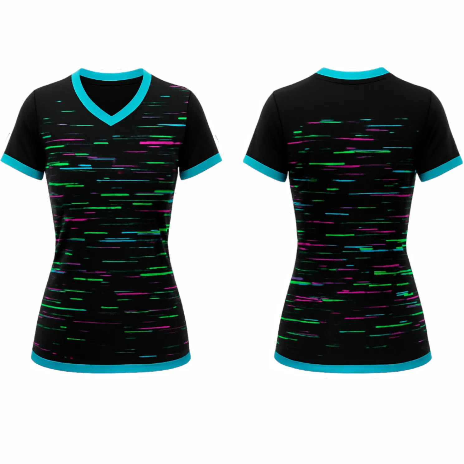 VJ155 Custom Black Volleyball Jersey - Adult & Youth Unisex - Hipona Sports