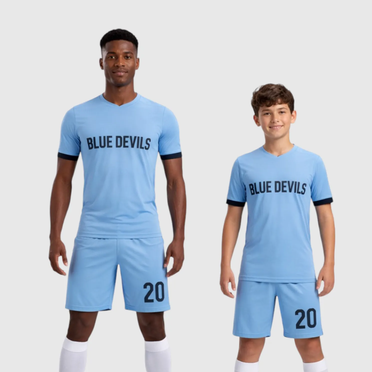 SB 1134 Blue Sublimation Custom Soccer Jersey Adult & Youth Unisex - Hipona Sports