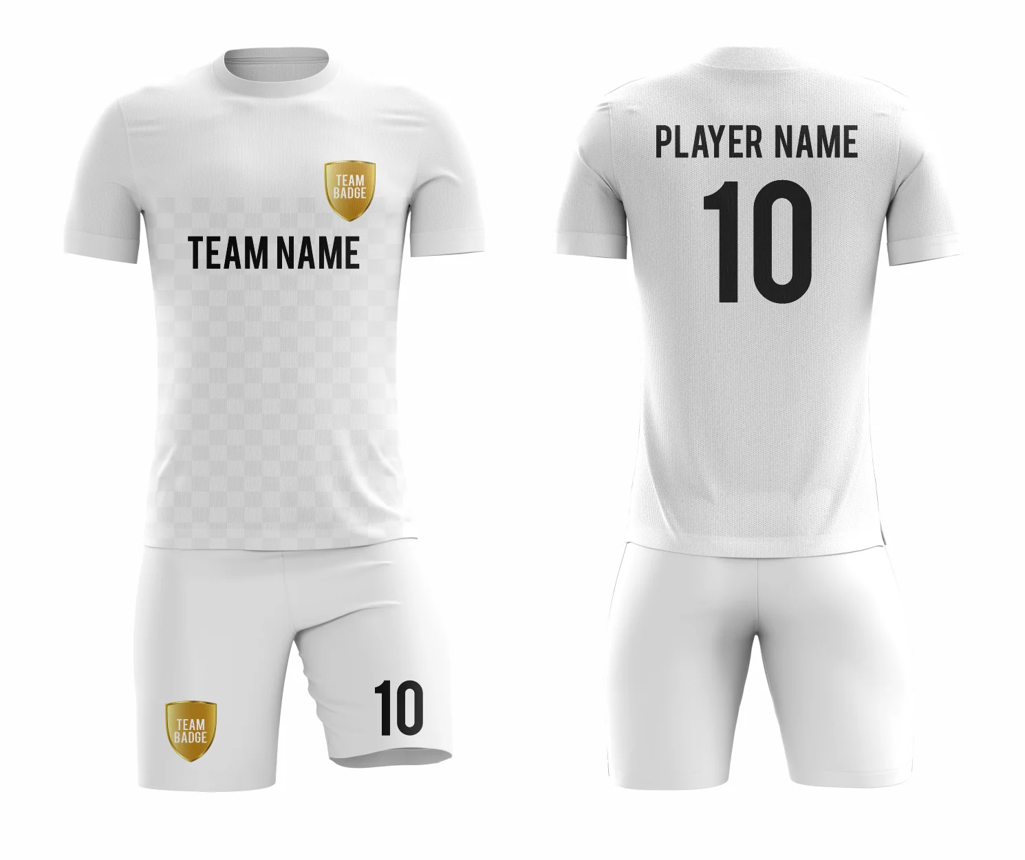 SB 1237 White Sublimation Custom Soccer Jersey Adult & Youth Unisex - Hipona Sports