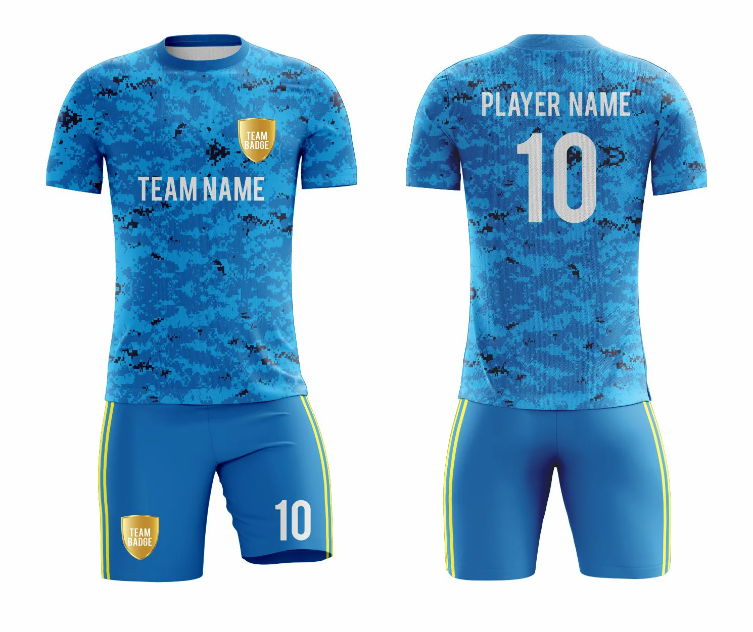 SB 1022 Blue Sublimation Custom Soccer Jersey Adult & Youth Unisex - Hipona Sports