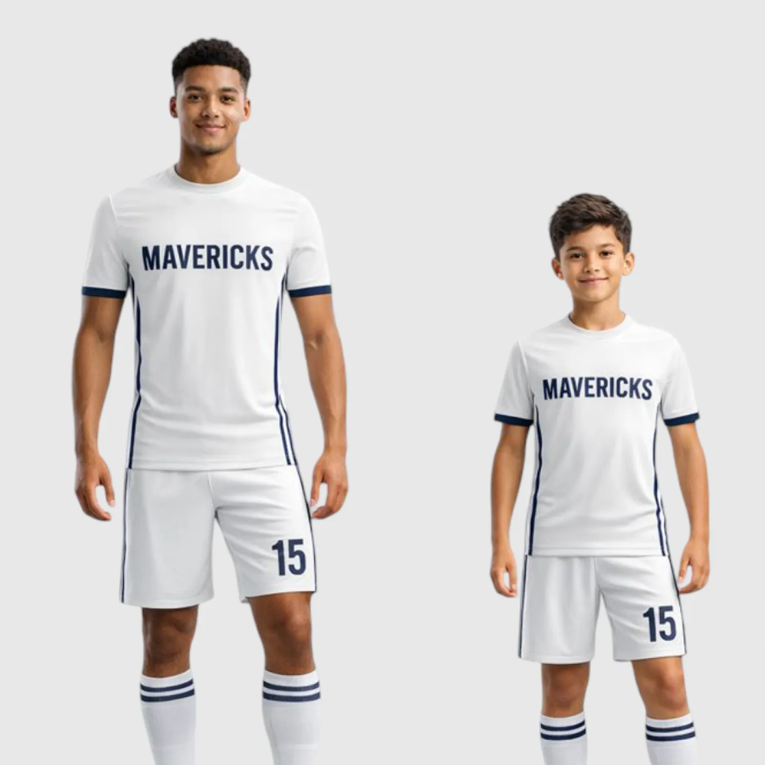 SB 1162 White Sublimation Custom Soccer Jersey Adult & Youth Unisex - Hipona Sports