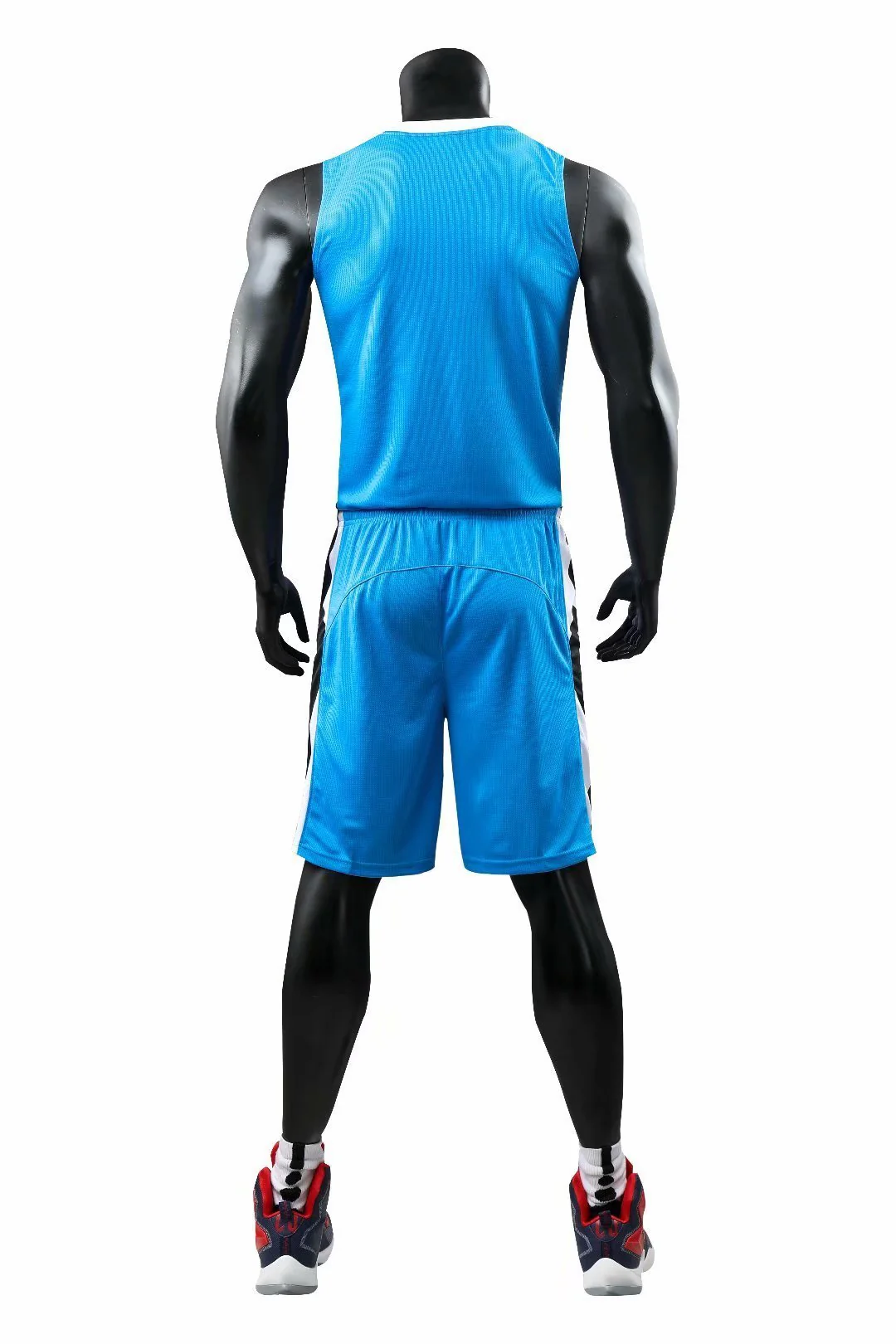 Alley Cyan NS Customizable Basketball Jersey With Optional Shorts - Hipona Sports