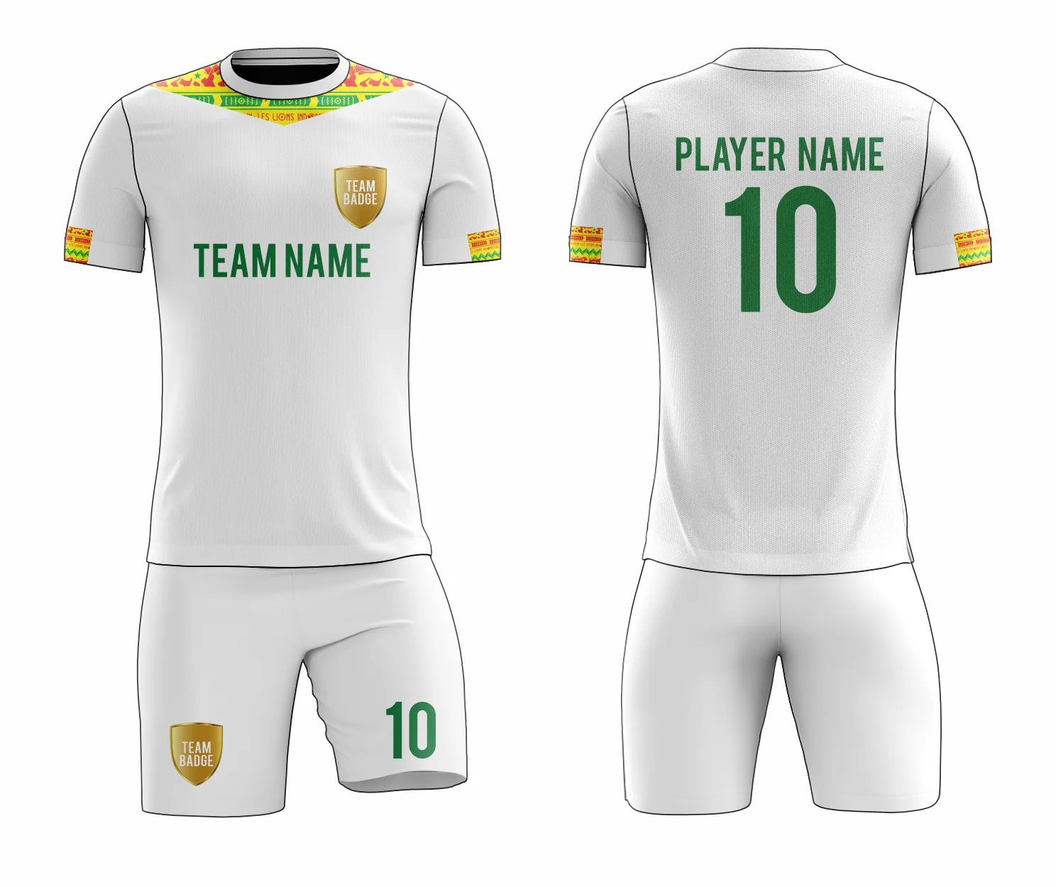 SB 1268 White Sublimation Custom Soccer Jersey Adult & Youth Unisex - Hipona Sports