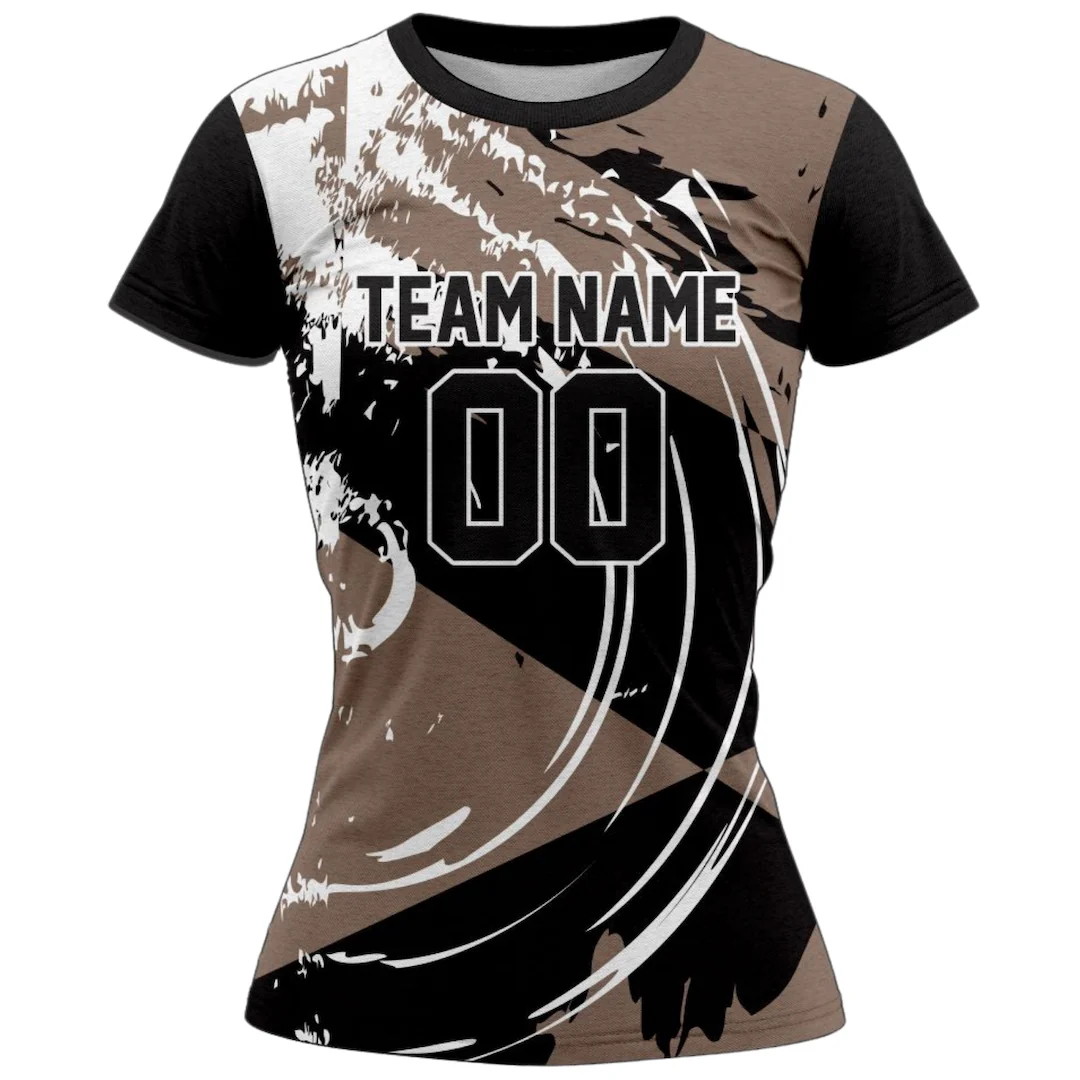 VJ118 Custom Black Volleyball Jersey - Adult & Youth Unisex - Hipona Sports