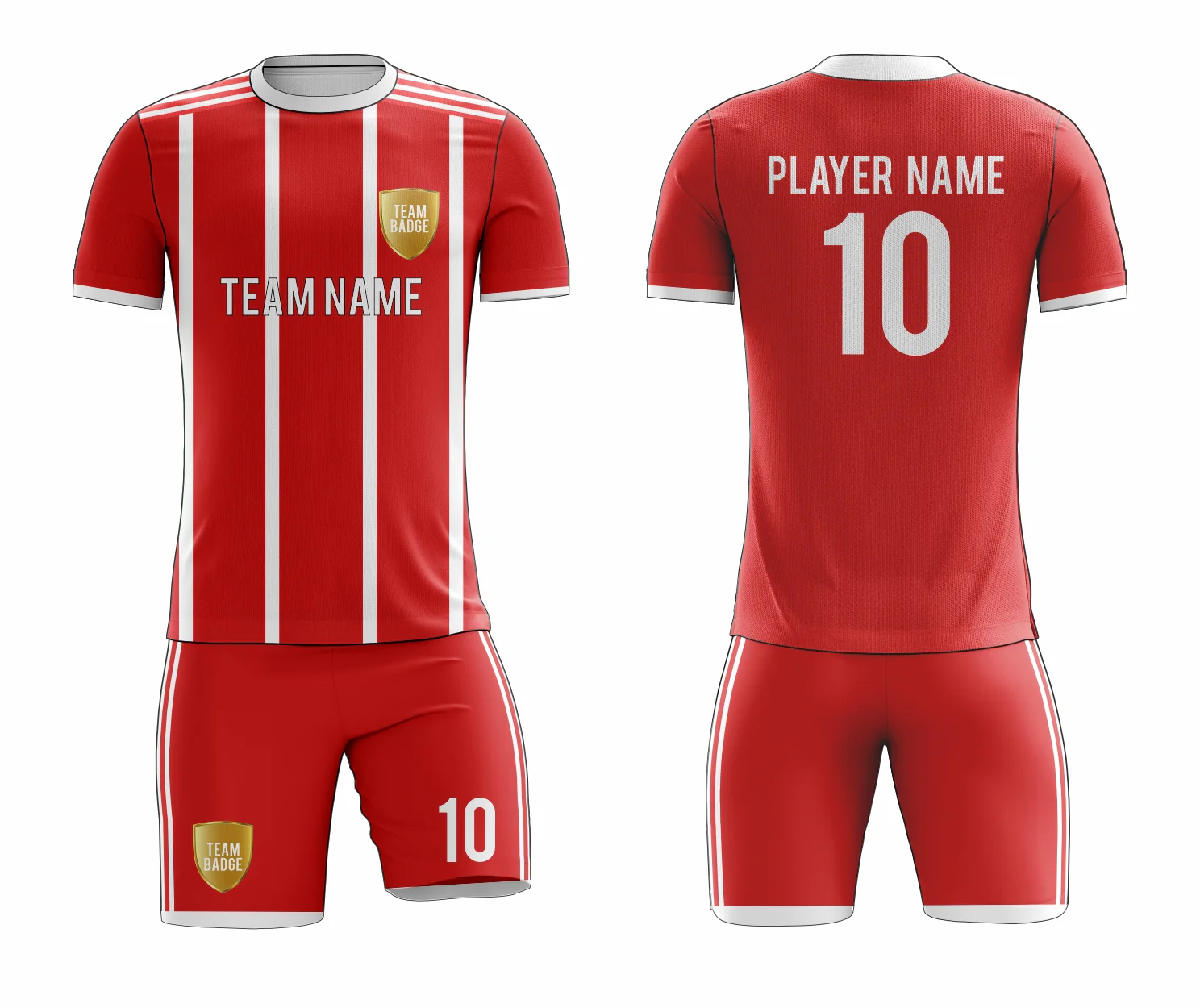 SB 12866 Red Sublimation Custom Soccer Jersey Adult & Youth Unisex - Hipona Sports