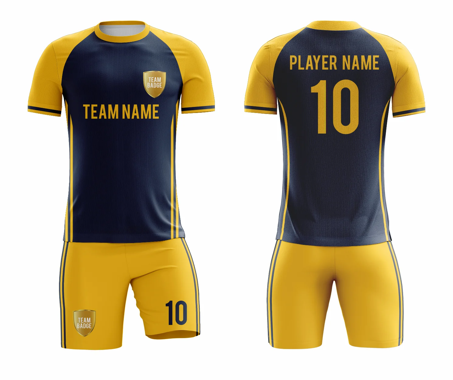 SB 1139 Blue/Yellow Sublimation Custom Soccer Jersey Adult & Youth Unisex - Hipona Sports