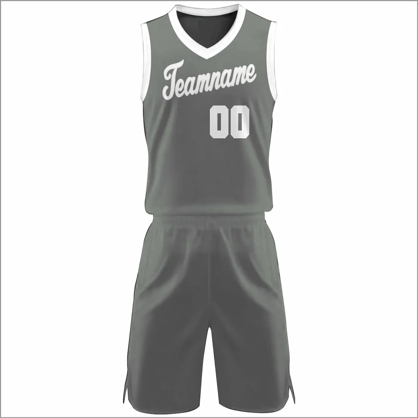 Ghost NS Customizable Basketball Jersey With Optional Shorts - Hipona Sports