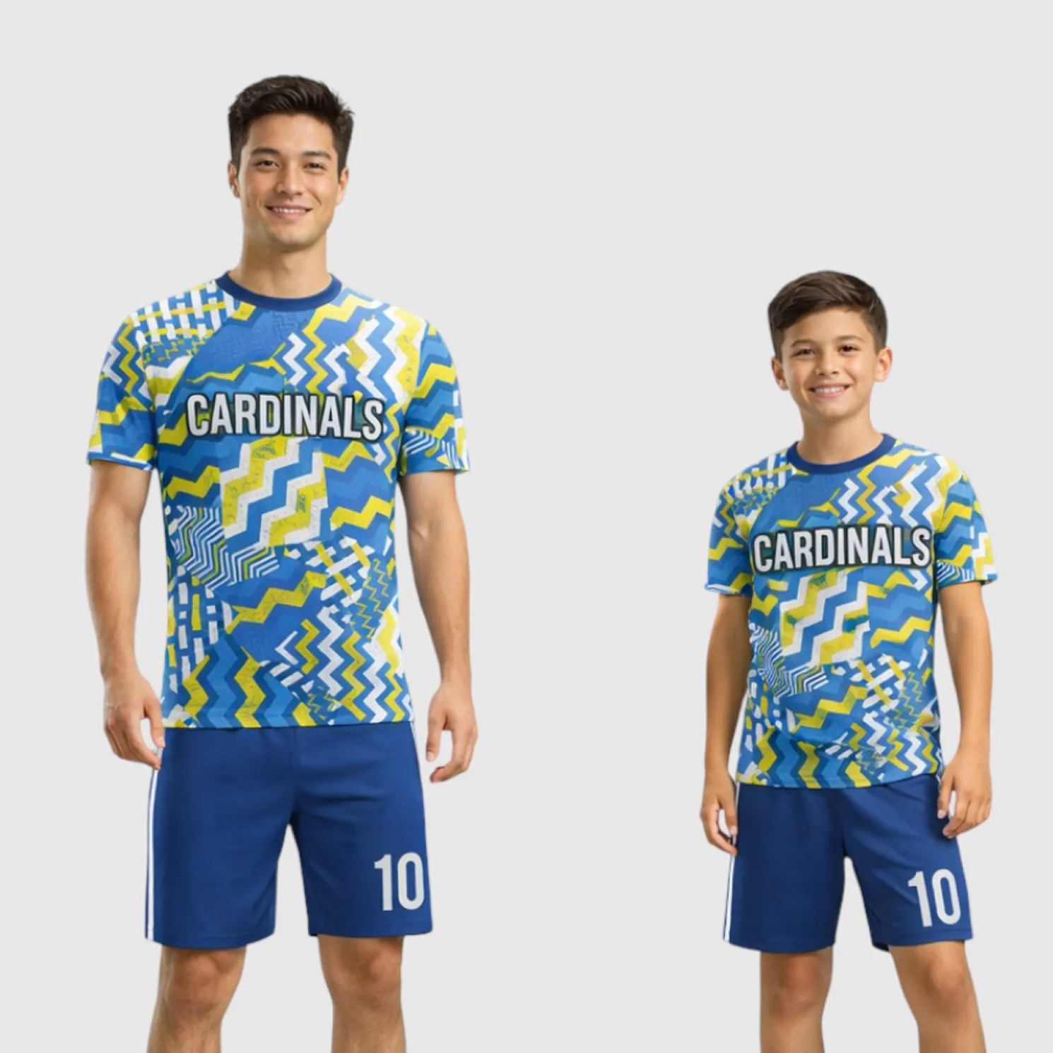 SB 1231 Blue Sublimation Custom Soccer Jersey Adult & Youth Unisex - Hipona Sports