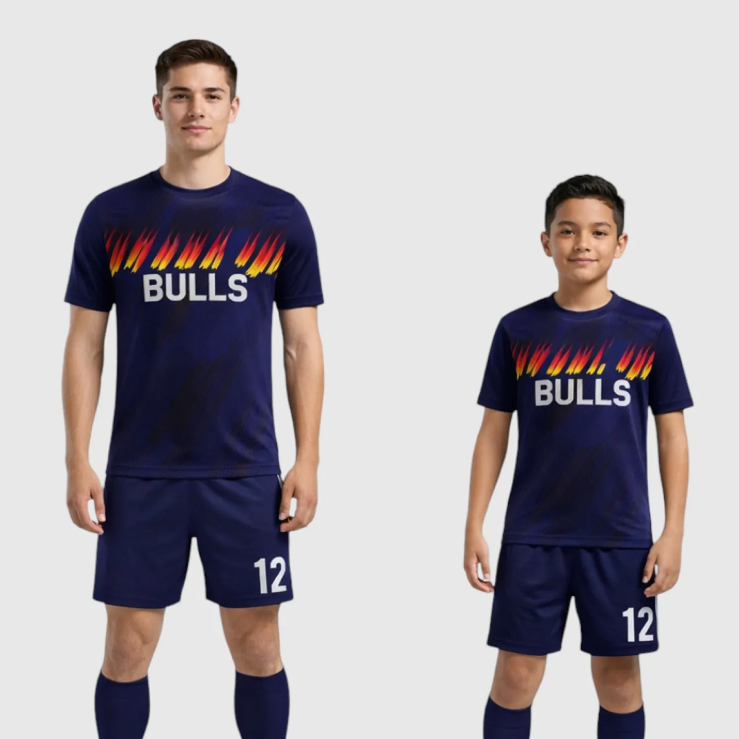 SB 1095 Blue Sublimation Custom Soccer Jersey Adult & Youth Unisex - Hipona Sports