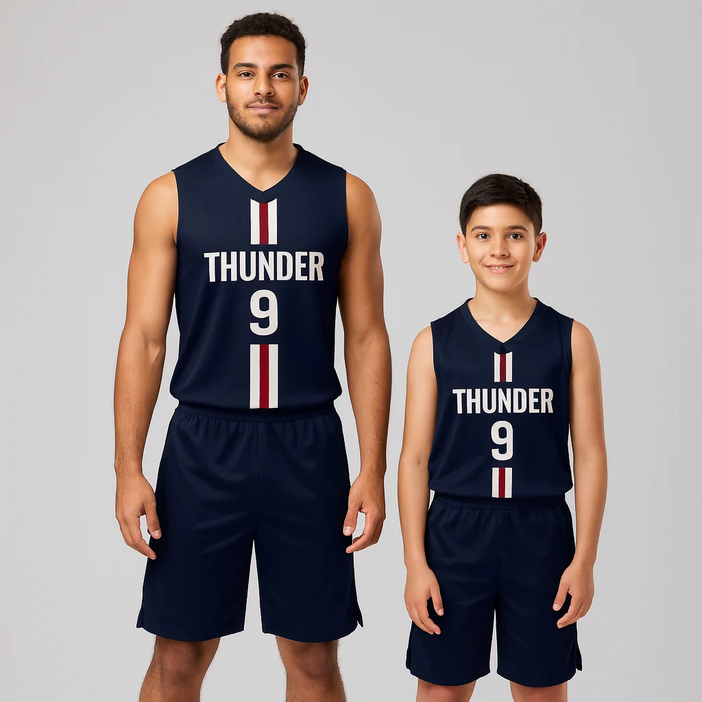 Paris NS Customizable Basketball Jersey With Optional Shorts - Hipona Sports