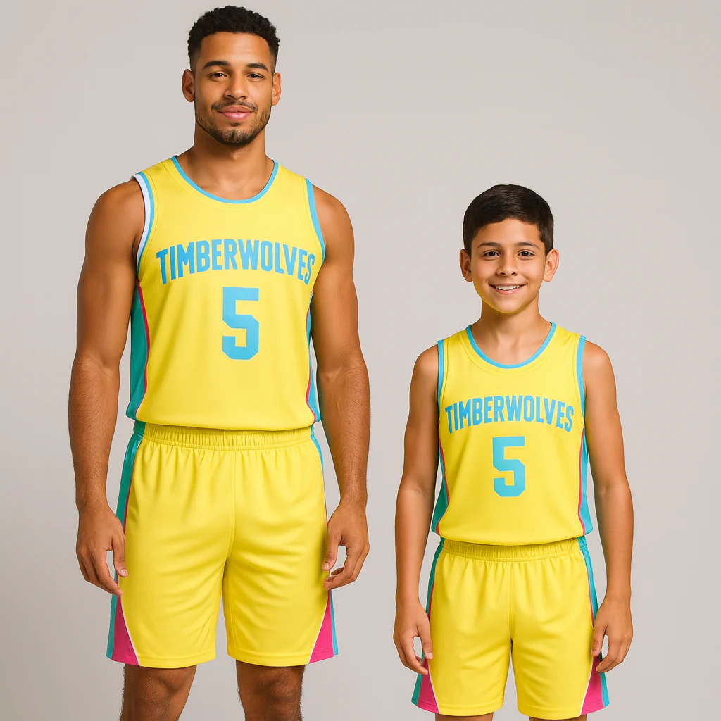 BBU-136 Yellow Customizable Basketball Jersey With Optional Shorts - Hipona Sports