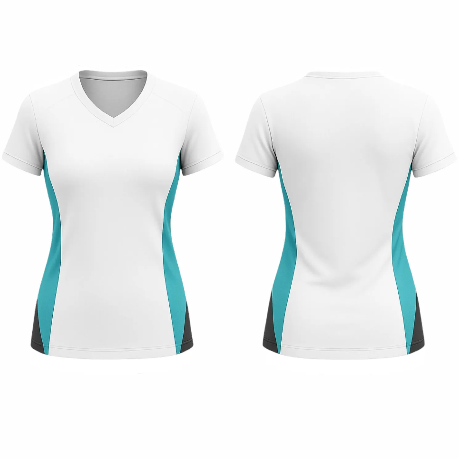 VJ184 Custom White Volleyball Jersey - Adult & Youth Unisex - Hipona Sports