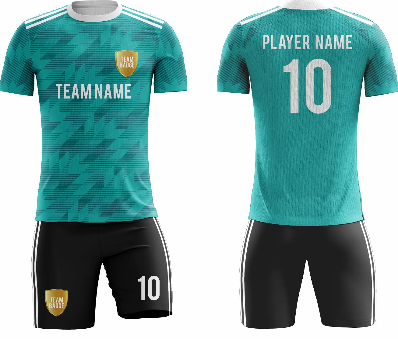 SB 1151 Green/Black Sublimation Custom Soccer Jersey Adult & Youth Unisex - Hipona Sports