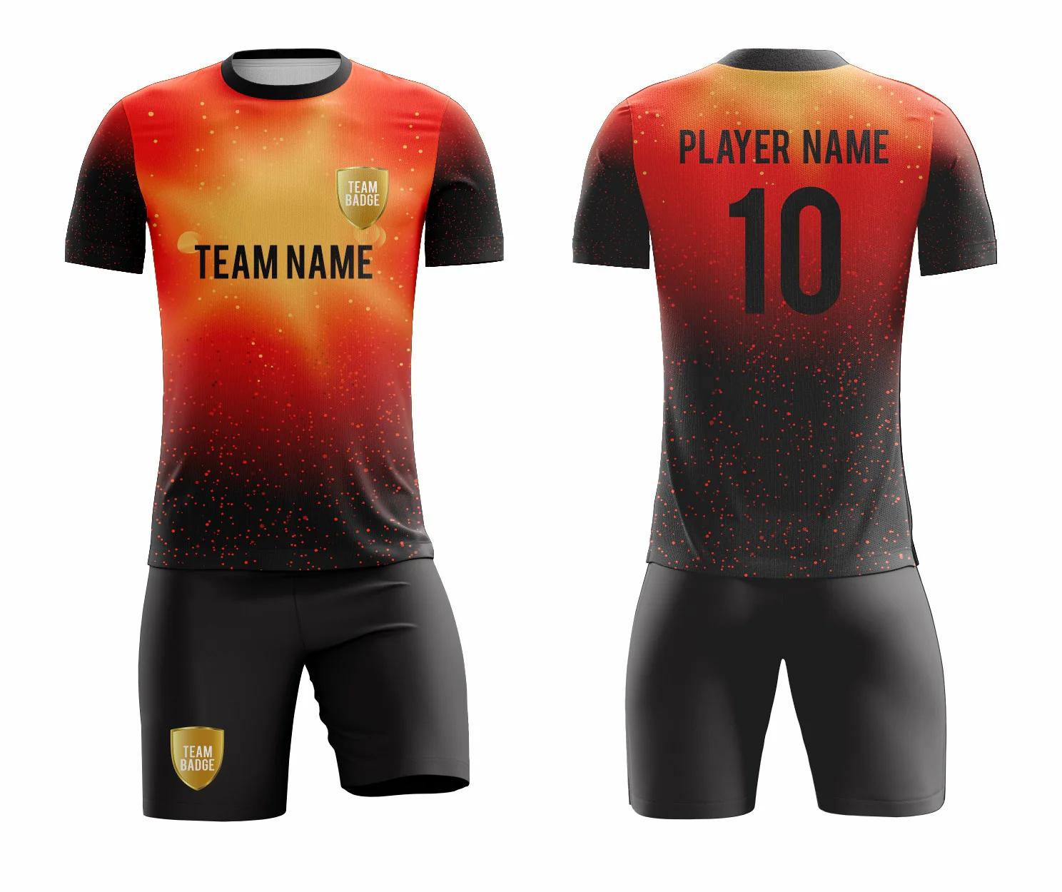 SB 1198 Black Sublimation Custom Soccer Jersey Adult & Youth Unisex - Hipona Sports