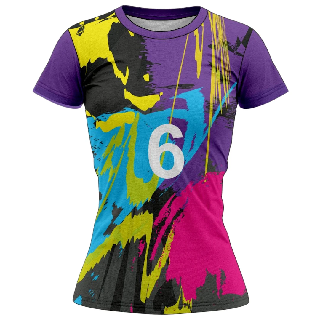 VJ131 Custom Purple Volleyball Jersey - Adult & Youth Unisex - Hipona Sports