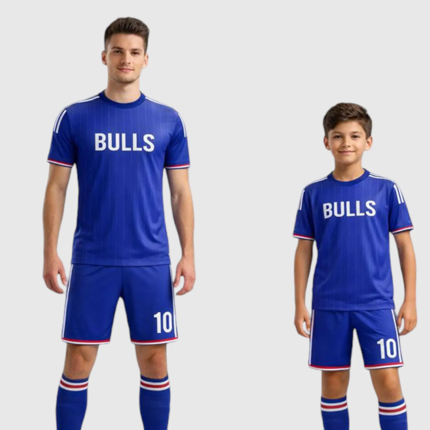 SB 12792 Blue Sublimation Custom Soccer Jersey Adult & Youth Unisex - Hipona Sports