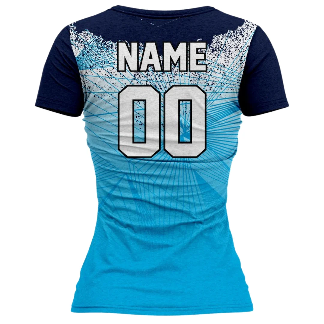 VJ110 Custom Blue Volleyball Jersey - Adult & Youth Unisex - Hipona Sports