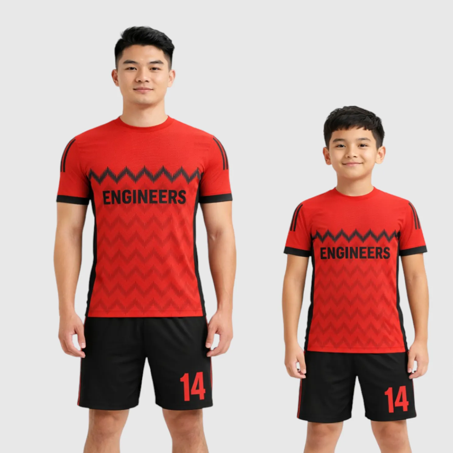 SB 1008 Red Sublimation Custom Soccer Jersey Adult & Youth Unisex - Hipona Sports