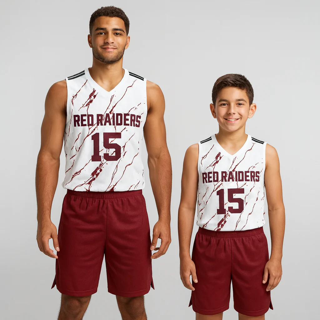 Gunners 2.0 NS Customizable Basketball Jersey With Optional Shorts - Hipona Sports