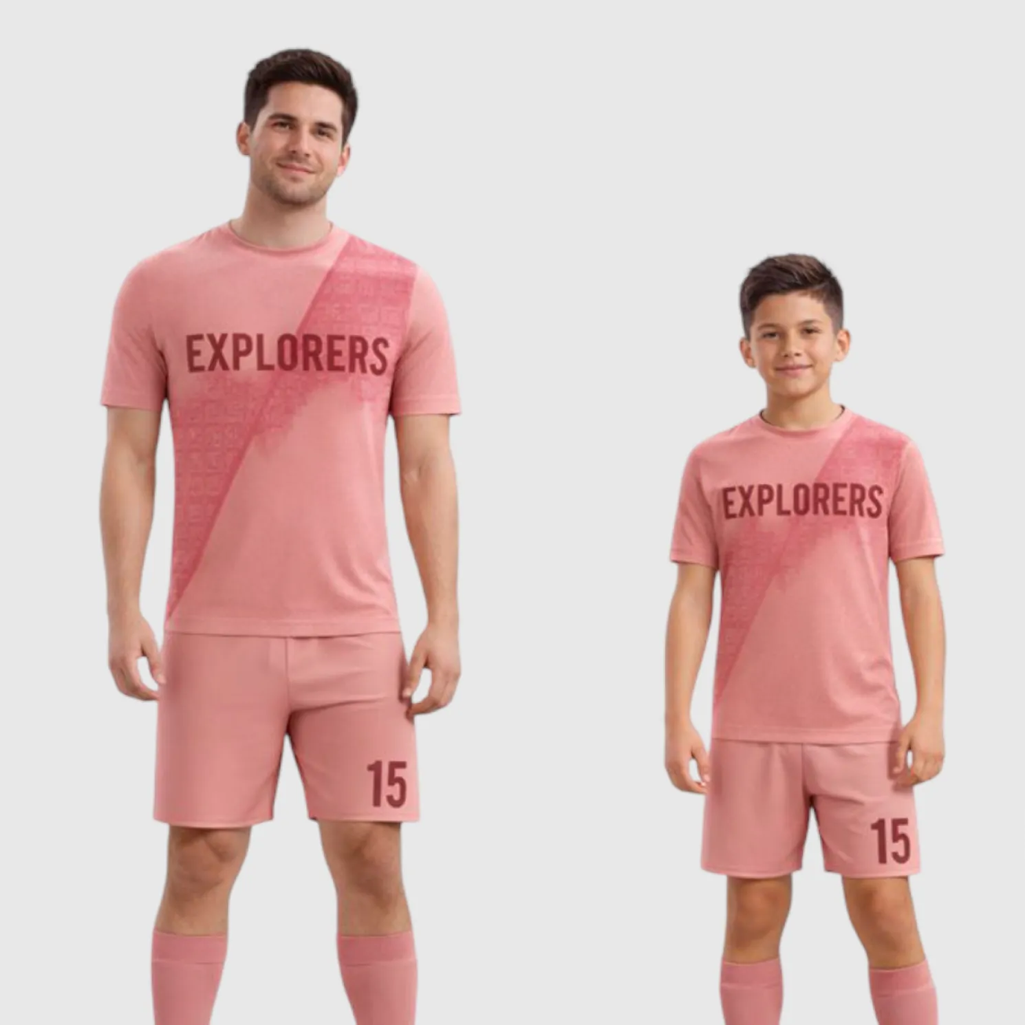 SB 1202 Pink Sublimation Custom Soccer Jersey Adult & Youth Unisex - Hipona Sports