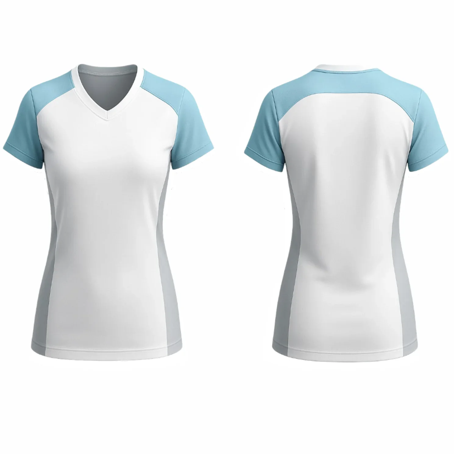 VJ215 Custom White Volleyball Jersey - Adult & Youth Unisex - Hipona Sports