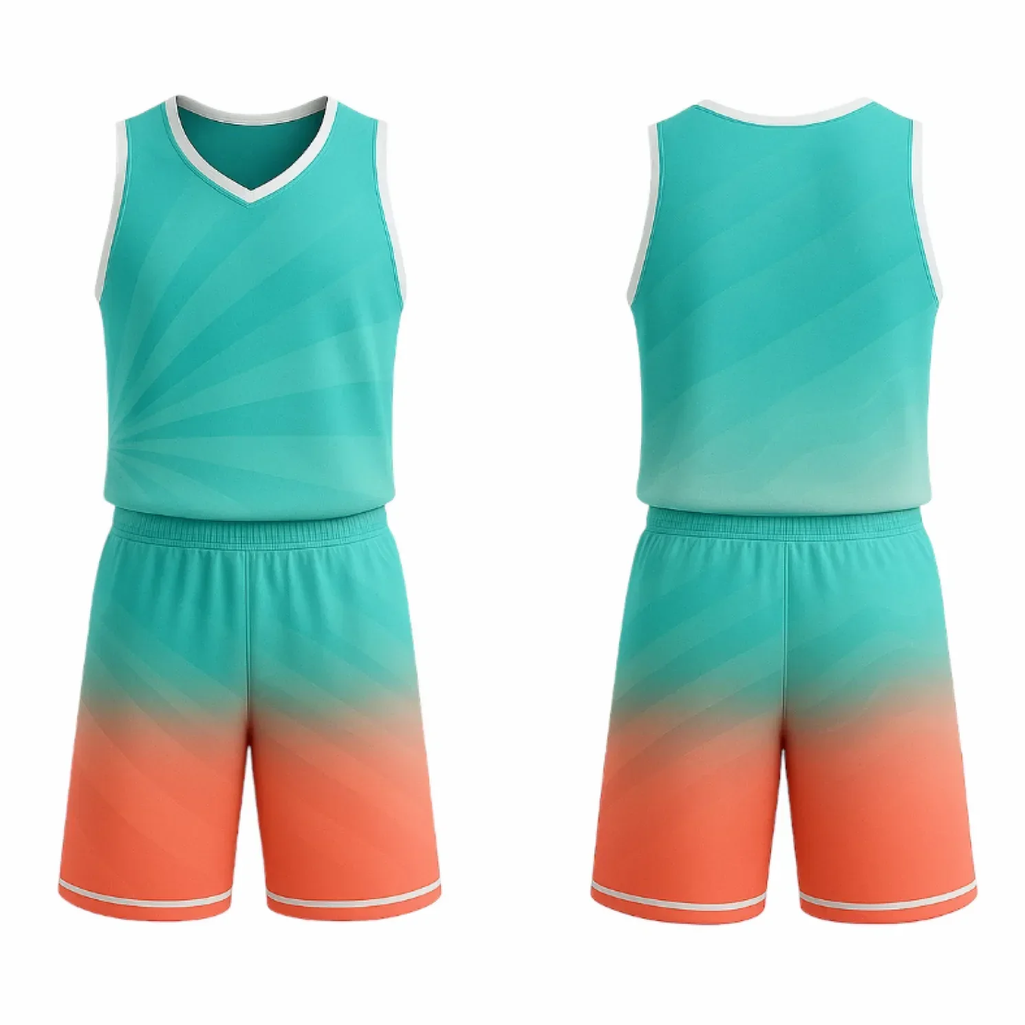 BBU-107 Blue Customizable Basketball Jersey With Optional Shorts - Hipona Sports