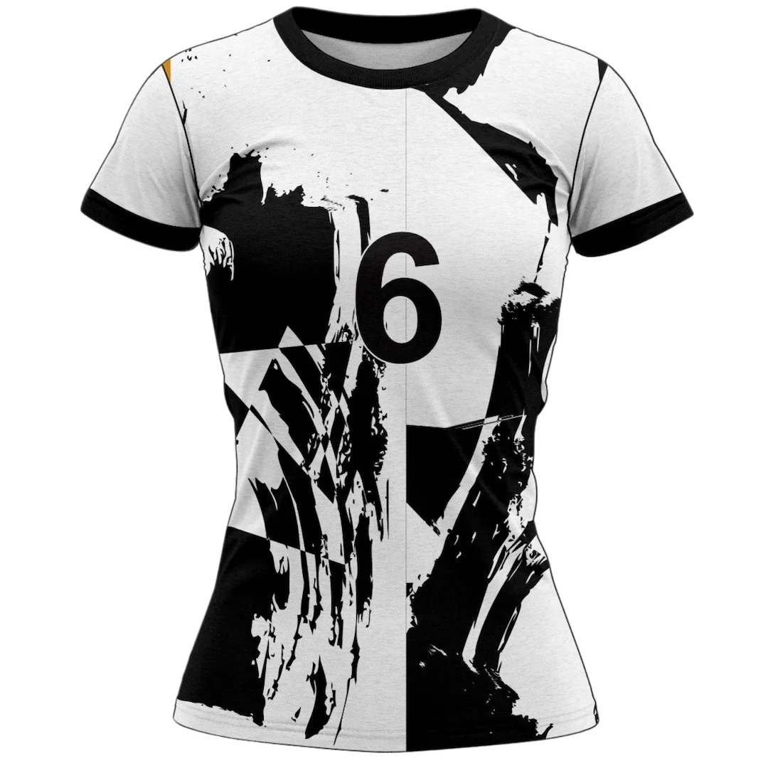 VJ138 Custom White Volleyball Jersey - Adult & Youth Unisex - Hipona Sports